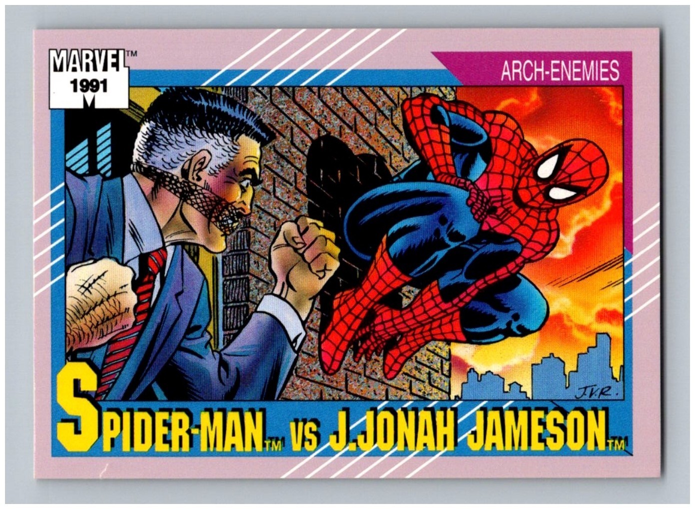 1991 Marvel Universe II / Spider-Man vs J. Jonah Jameson #121 Arch-Enemies Impel