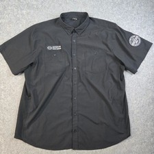 Harley Davidson Mechanic Shirt Mens 2XL Button Up Vented Southern Devil Georgia