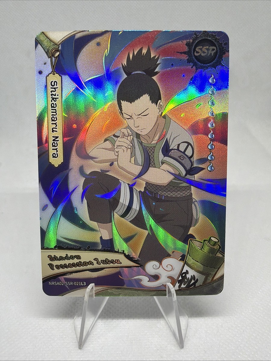 Naruto Kayou Eng Series 2 Card - Shikamaru Nara - NRSA02-SSR-021L3