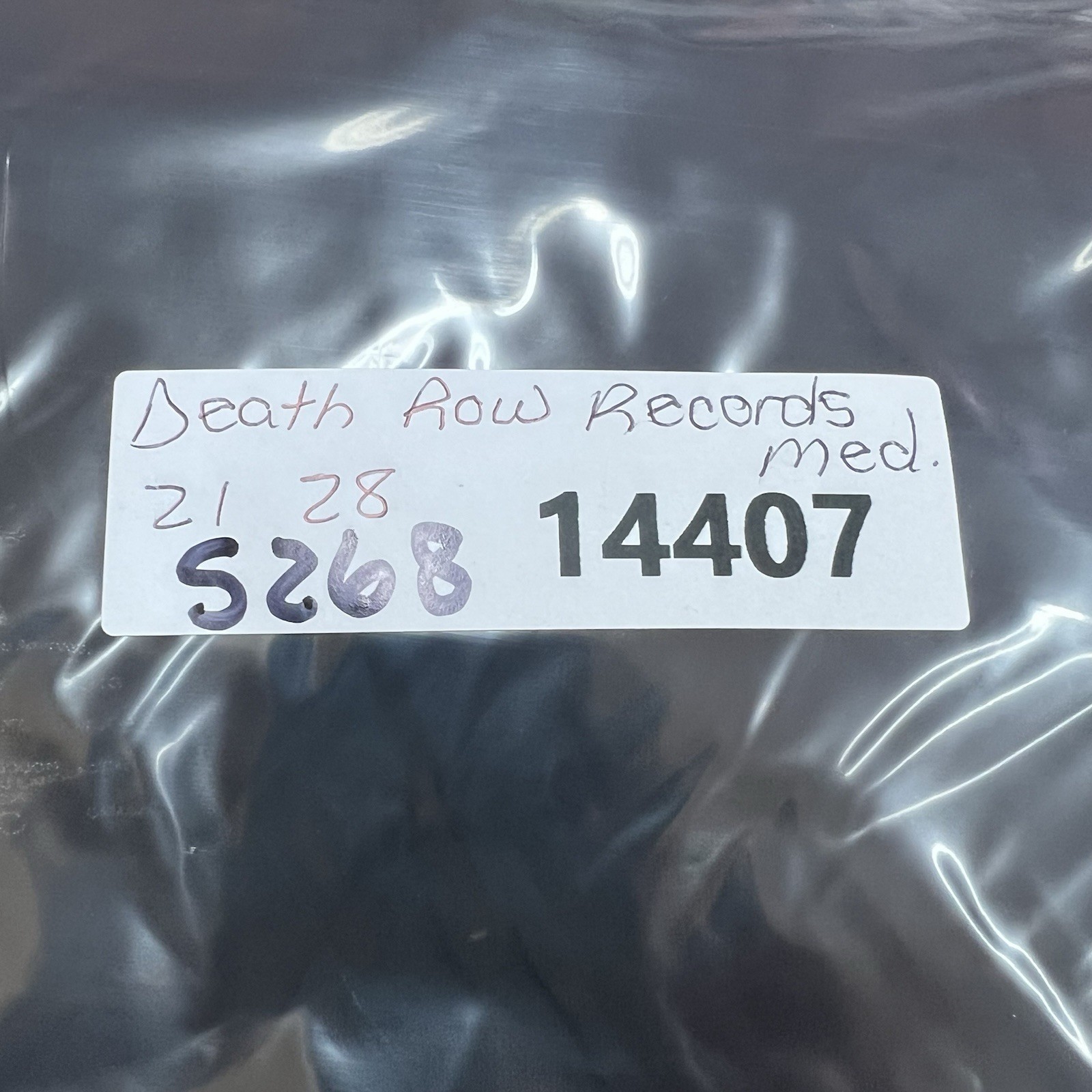 FILA Death Row Records Snoop Dog T Shirt Uomo Taglia M Nera