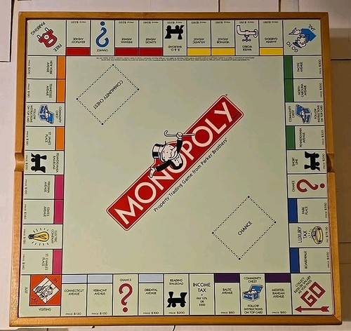 Monopoly & Clue + 6 Classic Games In Wood Cabinet Complete! EXCELLENT CONDITION! - Picture 3 of 8