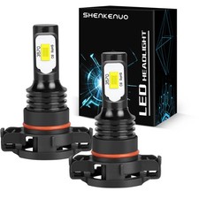 For Chrysler Grand Voyager - 2x H16/PSX24W LED Front Fog Lamp Bulbs Replace Kit