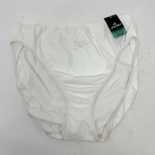 NWT JOCKEY Comfies Cotton Nylon French Cut Panties 1361 314 White size 10 VTG
