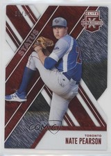 2017 Panini Elite Extra Edition Status Red Die-Cut 98/99 Nate Pearson #28 0tf