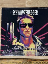 The Terminator Laserdisc 1991 Widescreen Arnold Schwarzenegger Used