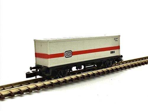 Märklin 7387 Containertragwagen Htt 12  DB Spur Z 1:220 Ep. IV | Condition: Gebraucht