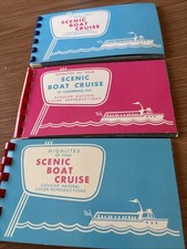 3 x livres photographies souvenirs vintage excursions panoramiques en bateau Miami et Ft. Lauder
