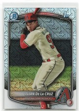 2025 Bowman Chrome Prospects Elian De La Cruz #BCP-249 Mega Refractor (RC)