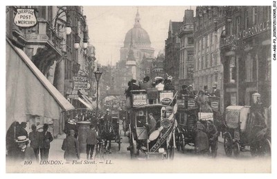 CAR-AGGP3-0107-ROYAUME UNI - London - Fleet Street Postkarte