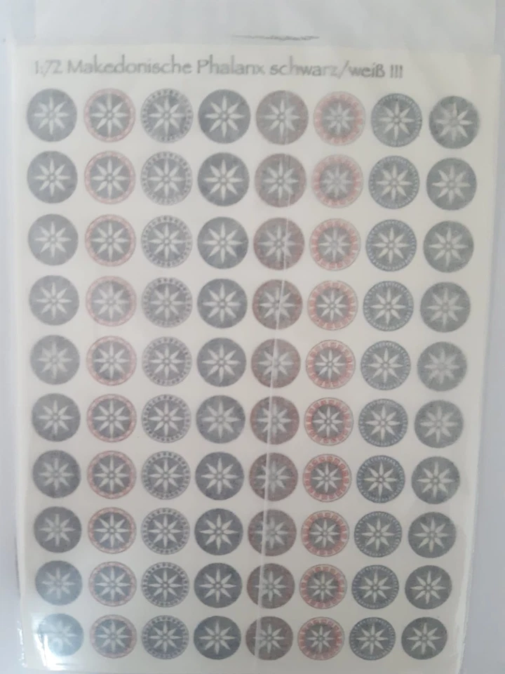 Shildschmie 1/72 - Falange macedone nero/donna III (Decals) - Immagine 2 di 2