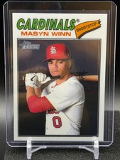 Masyn Winn 2026 Topps Heritage Chrome Base #358 - St. Louis Cardinals