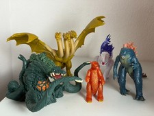 Godzilla Action Figure Bandai Super 7 Playmates lot EUC