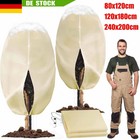 2 Stück Winterschutz für Pflanzen Frostschutz mit Reißverschluß 100g/㎡ Vlies DE