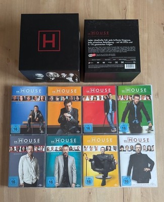 Dr. House Die komplette Serie DVD Box Season 1-8 46 DVDs vollständig