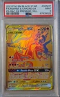 2021 POKEMON SM BLACK STAR PROMO #SM247 FULL ART/RESHIRAM & CHARIZARD GX PSA 9