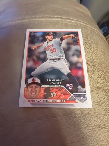 Grayson Rodriguez 2023 Topps Update Series Rookie Debut #US35 Baltimore Orioles