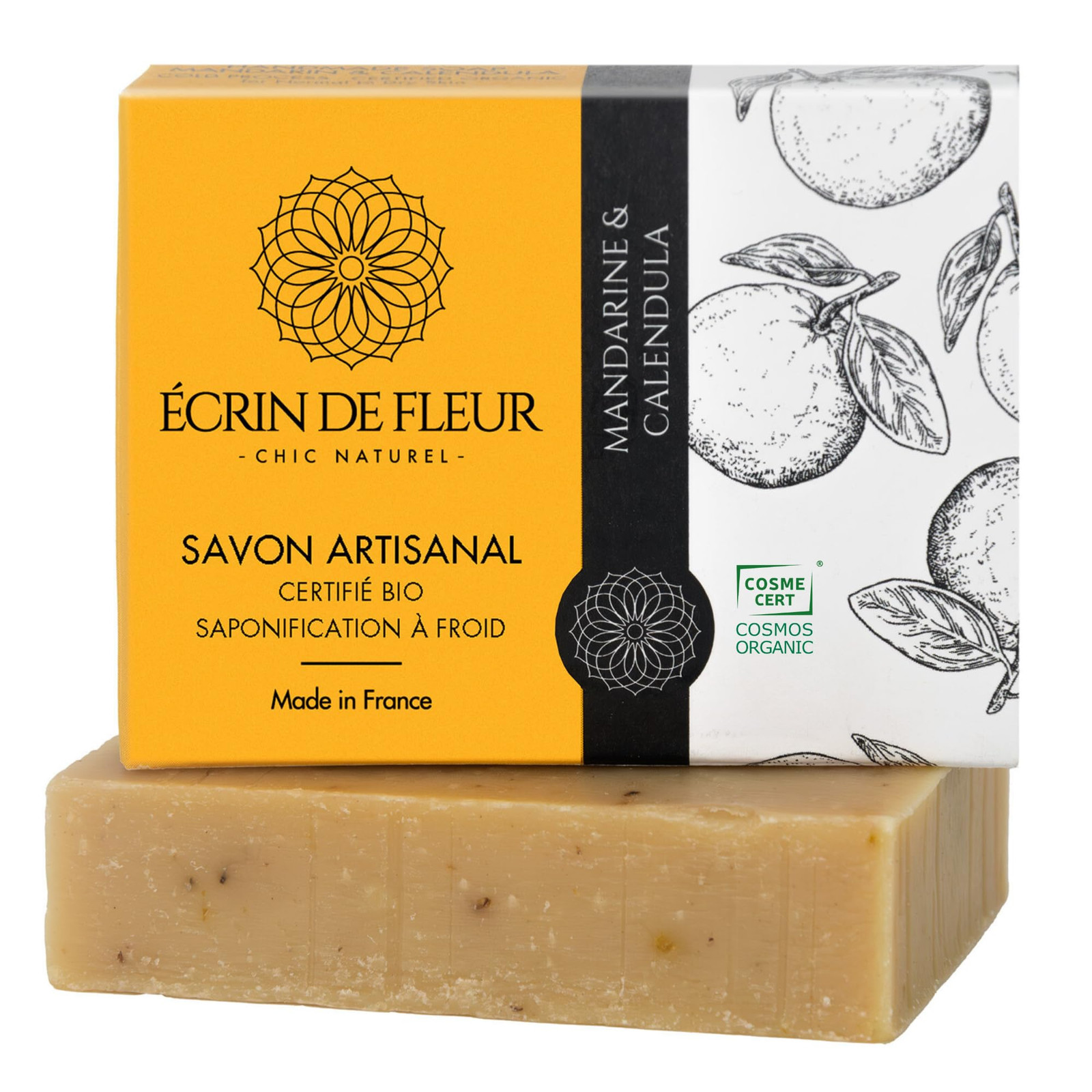 Écrin de Fleur – Sapone Biologico Artigianale al Mandarino & (y0I)