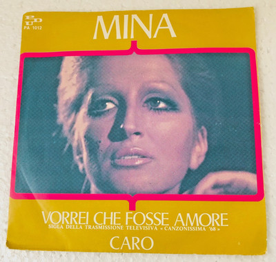 MINE - Ich wünschte, ich wäre Liebe / Caro - 45 Runden Vinyl 7'' 1968 PDU PA 1012 EX/EX