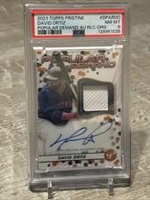 2023 Topps Pristine David Ortiz Popular Demand Auto Relic Orange /25