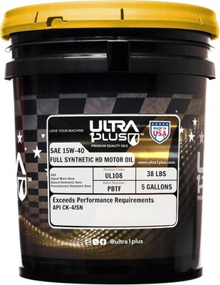 Ultra 1Plus SAE 15W 40 Synthetic Diesel Oil 5 Gallon