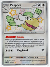 Pelipper 204/091 SV: Paldean Fates Holo NM