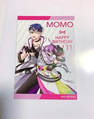 IDOLiSH7 Costume Exhibition Momo Birthday Card Re Vale Japan Anime Idol Goods K