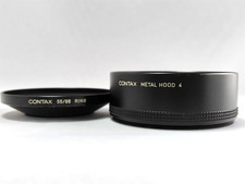 Contax Metallhaube 4 + 55/86 Adapterring Obje...