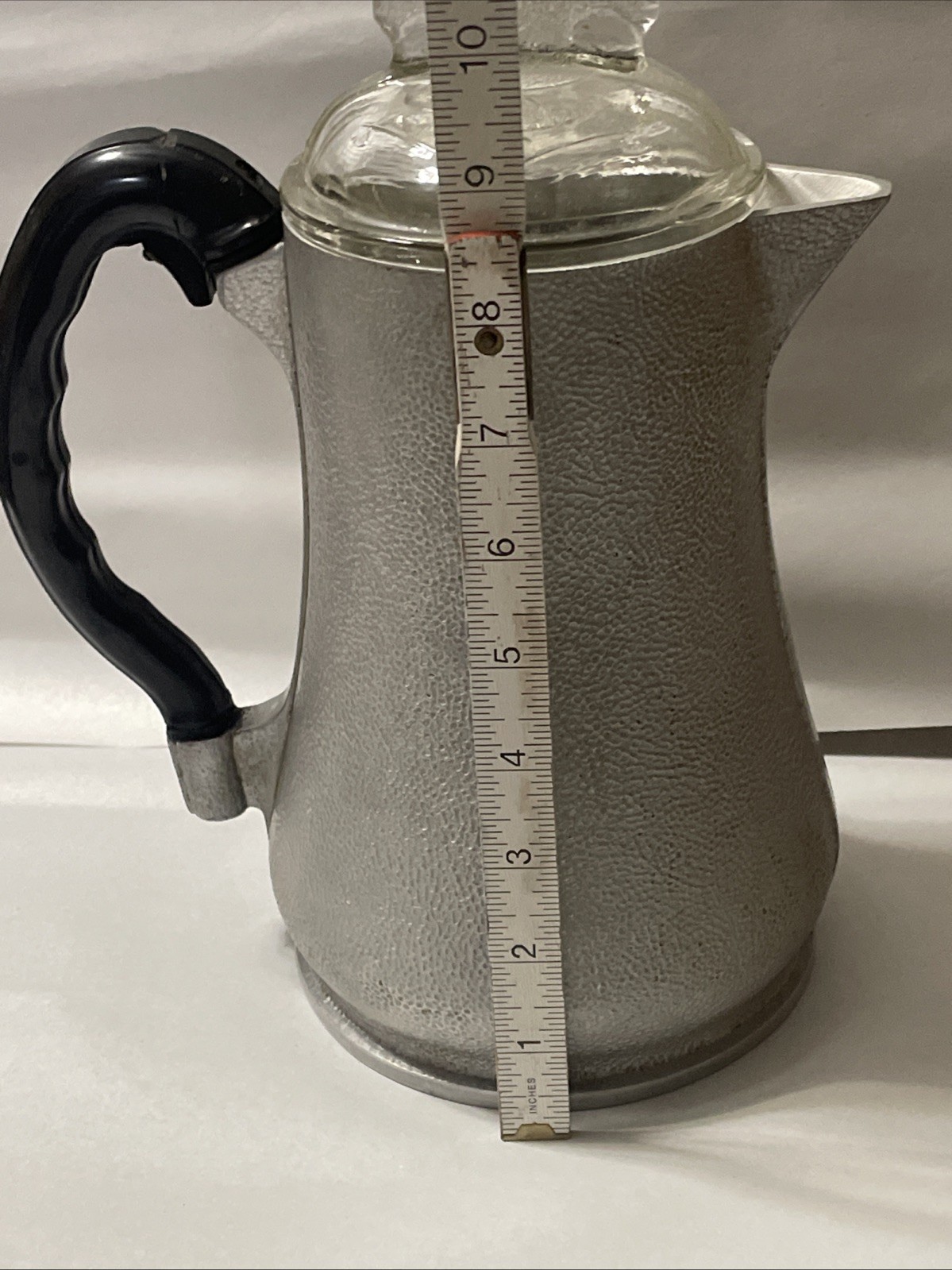 Vintage Guardian Service Aluminum Cookware Coffee Pot W / Glass Lid