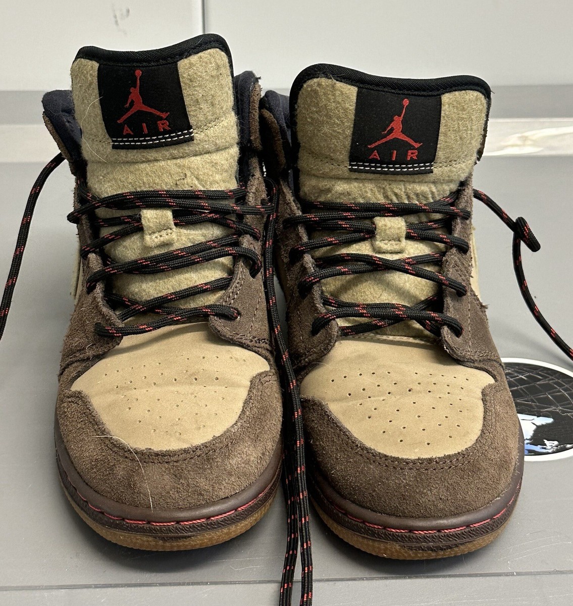 AIR JORDAN MID PREMIUM BG 'BAROQUE BROWN' Nike 619049-205