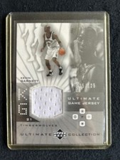 Kevin Garnett /125    Certified Game Used Jersey