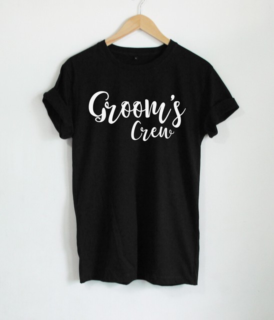 groom's crew t shirts