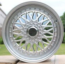 17 Wheels 4x100 5x100 35 Cb73.1 For Bmw E30 Honda Toyota Vw Jetta Rims Set 4