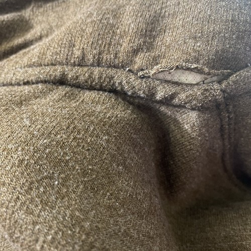 Club Room Jacket Men's XL Sherpa Fleece Lined Brown Sweatshirt Bomber Jacket - Picture 5 of 9