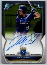 2023 Bowman Chrome Prospect Autographs Jack Pineda Auto Kansas City Royals