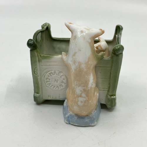 Antique Vintage German Pig Cradle Fairing Sausage Funny Novelty Figurine - Bild 3 von 10