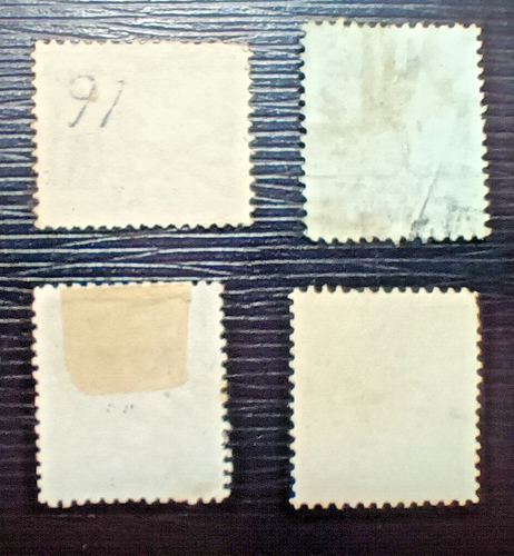 🔹AUSTRALIA - VICTORIA - 1886/ 99 Queen Victoria - "STAMP DUTY" - PART SET of 4 - Picture 2 of 2