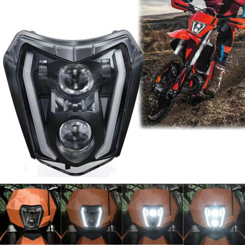 Faros LED DRL Hi/Lo para KTM 2017-2023 EXC XCW 250 350 450 500 SMC-R 690 - Imagen 16 de 17