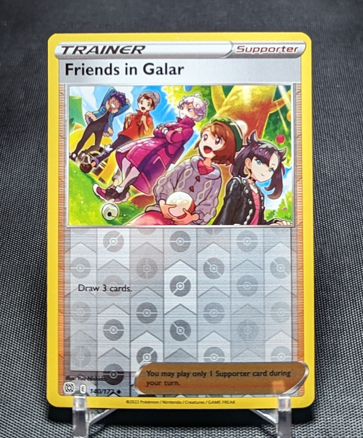 Friends In Galar Uncommon Reverse Holo Brilliant Stars Pokemon TCG Card 140/172