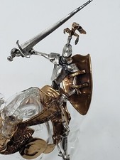 Figura de caballero. Vidrio soplado 925 esterlina Giulia Preziosi - Arezzo - Toscana