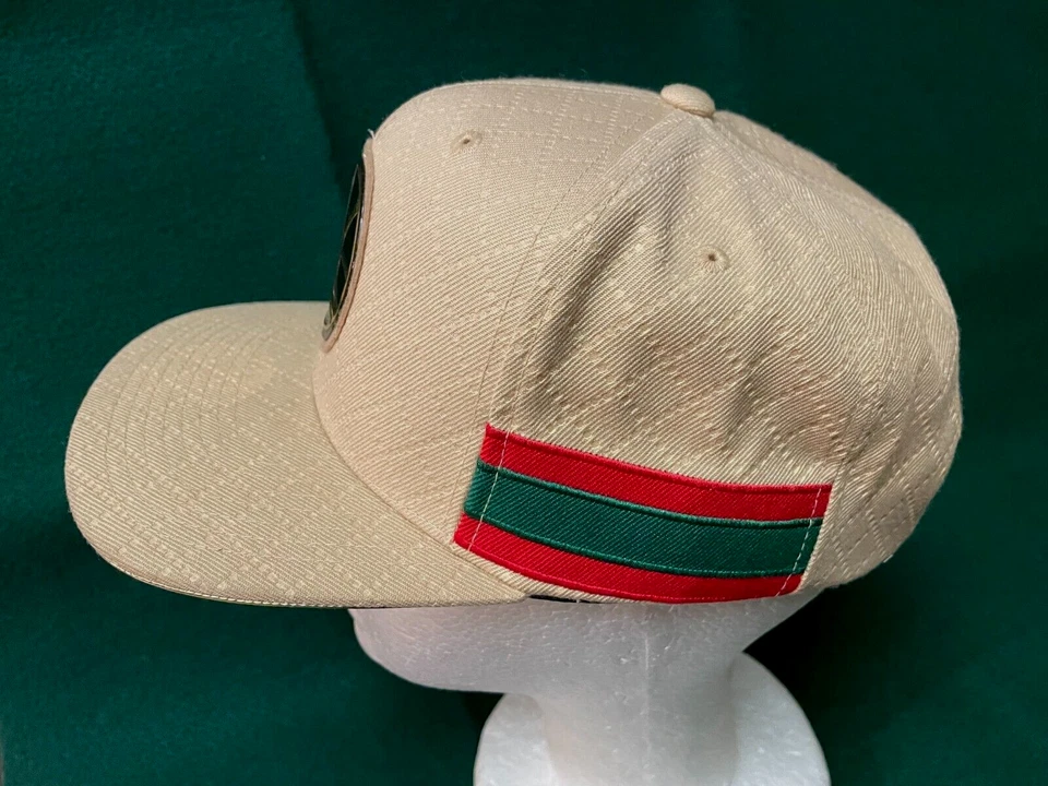 GOLDEN STATE WARRIORS Gucci/Sherry Line "Tan" ADJ Cap MITCHELL & NESS - Image 2 of 4
