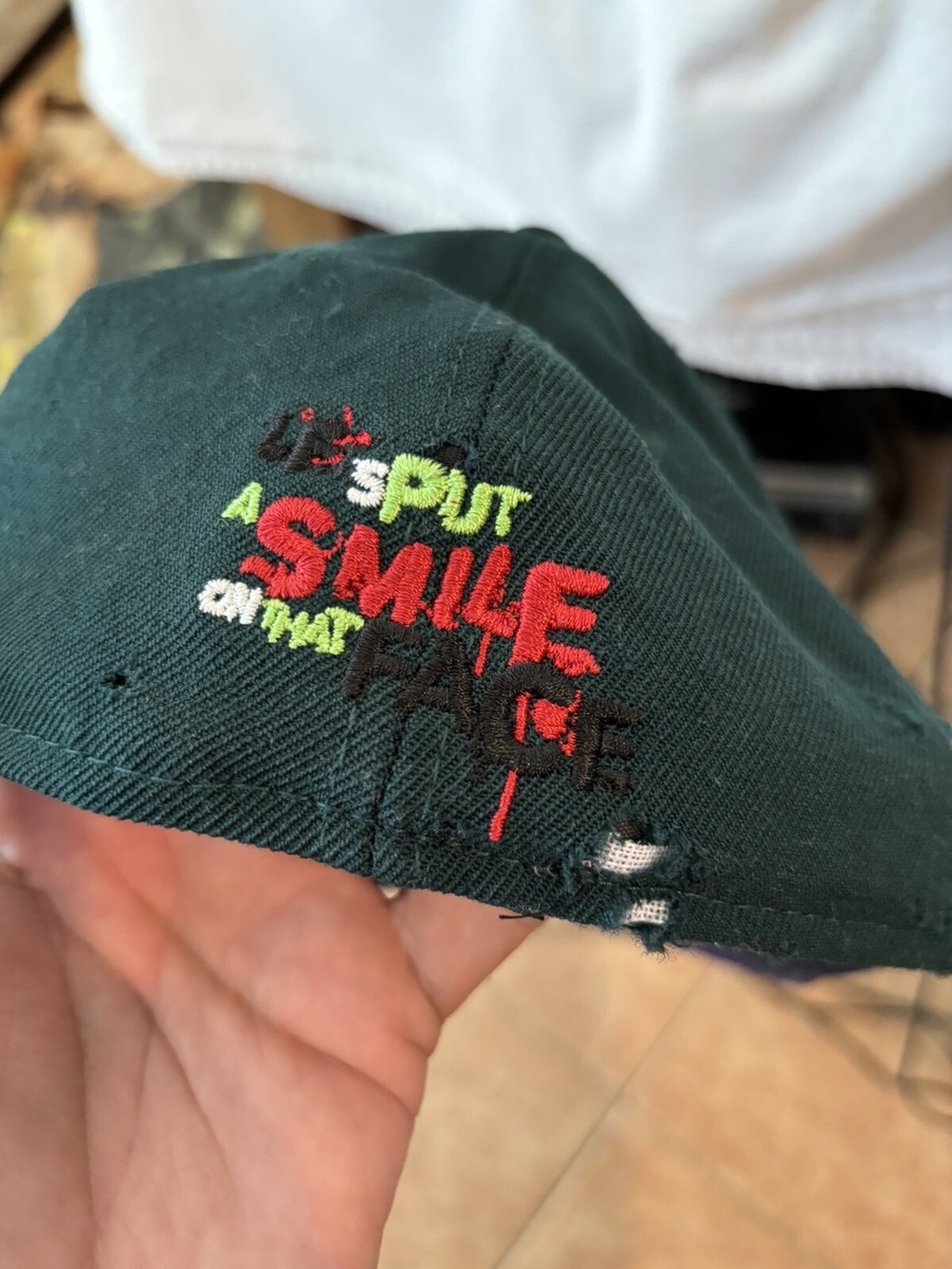 The Dark Knight Joker Cap New Era 7 1/8 Fitted Distressed The Dark Knight Joker Cap New Era 7 1/8 Fitted Distressed