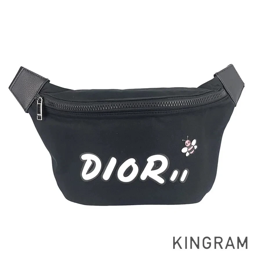 Dior kaws waist best sale bag