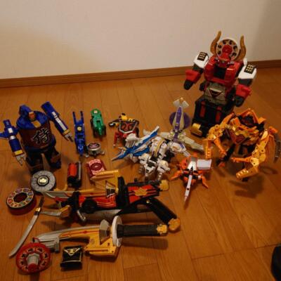 Power Rangers Samurai Shinkenger Megazord Morpher 6p set BANDAI