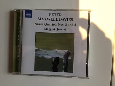Peter Maxwell Davies: Naxos Quartets 3 & 4. Maggini Quartet. Naxos vgc.