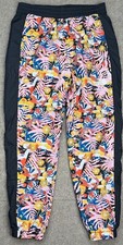 The North Face Women Windwall Hydrenaline Floral Windbreaker Lined Pants Size M