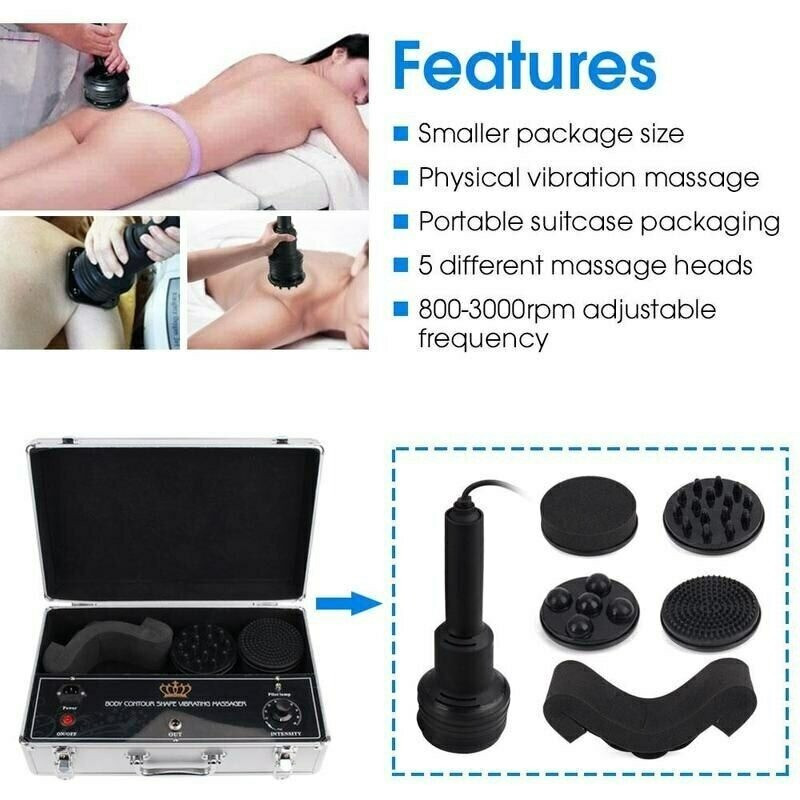 body contour shape vibrating massager G5 Slimming Beauty Machine Anti-Cellulite Body Vibration Massager Fat  Remover