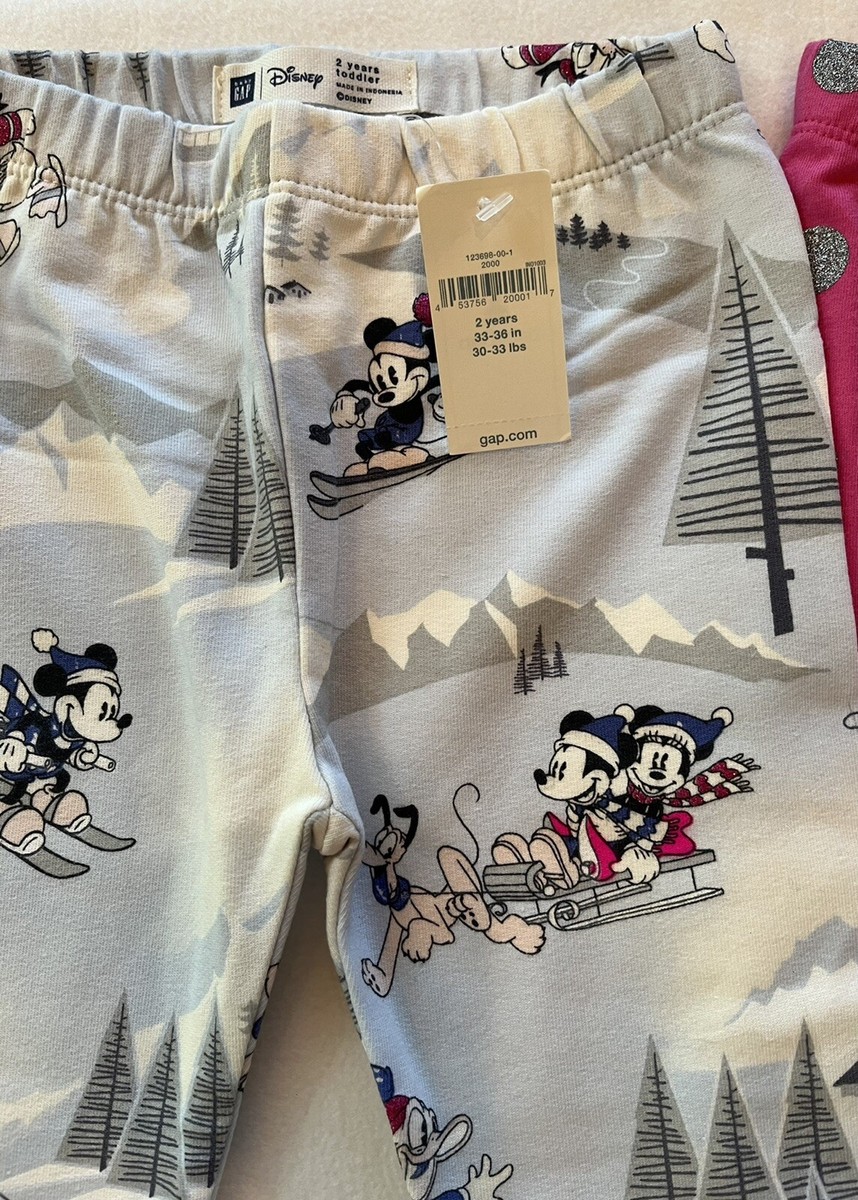 yuuu.　36 Baby Gap (2T & 3T) Disney Minnie+Micky Mouse + Pink Polka Dot