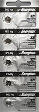 ENERGIZER 321 SR616SW SR616 SILVER OXIDE (5piece) Watch Battery AuthorizedSeller