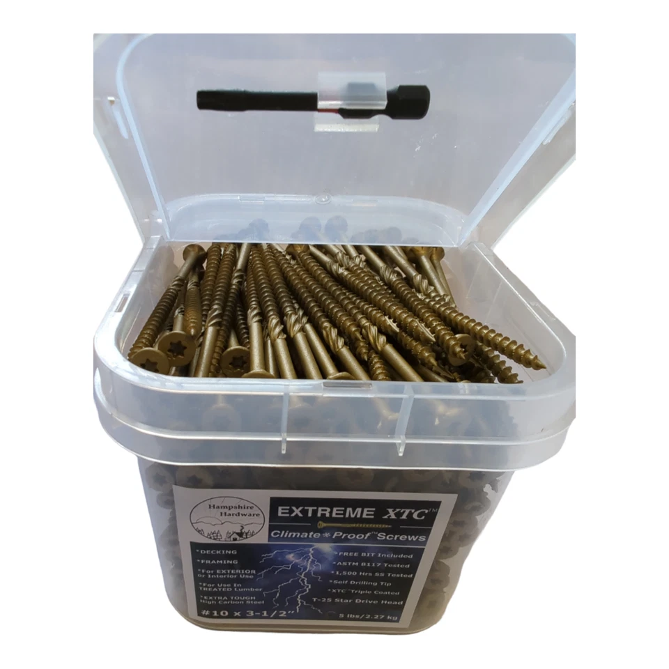 Tornillos para cubiertas y marcos XTC™ Climate Proof™ #10 x 3,5" Foto 3 de 4