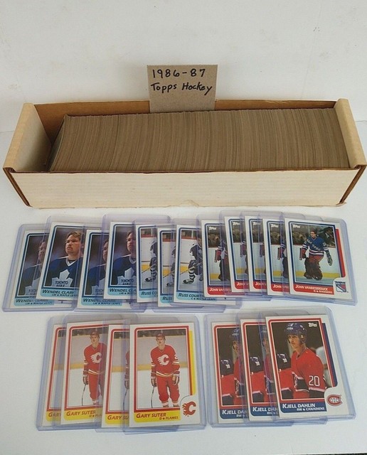 1986-87 Topps Hockey Complete your set #4-197